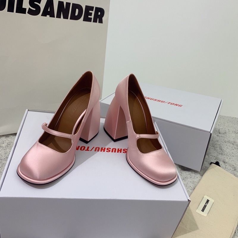 Giày cao gót 10cm  nữ mẫu mới thương hiệu Jil Sander Shushutong 2021 cao cấp