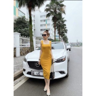 ok VÁY BODY THUN GÂN SIÊU TÔN DÁNG (Ảnh thật)