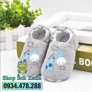 Giáy tập đi cổ chun cho bé từ 6-12m