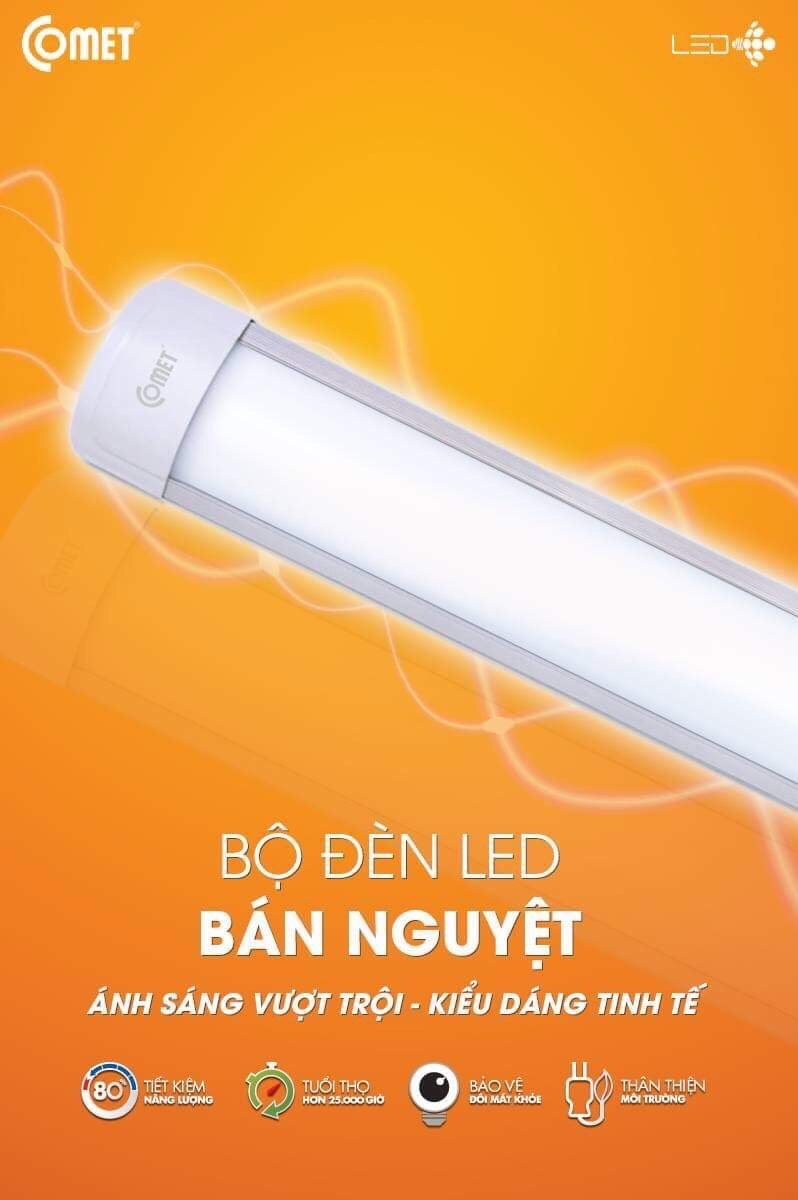 ĐÈN BÁN NGUYỆT 1.2M COMET 36W SIÊU SÁNG