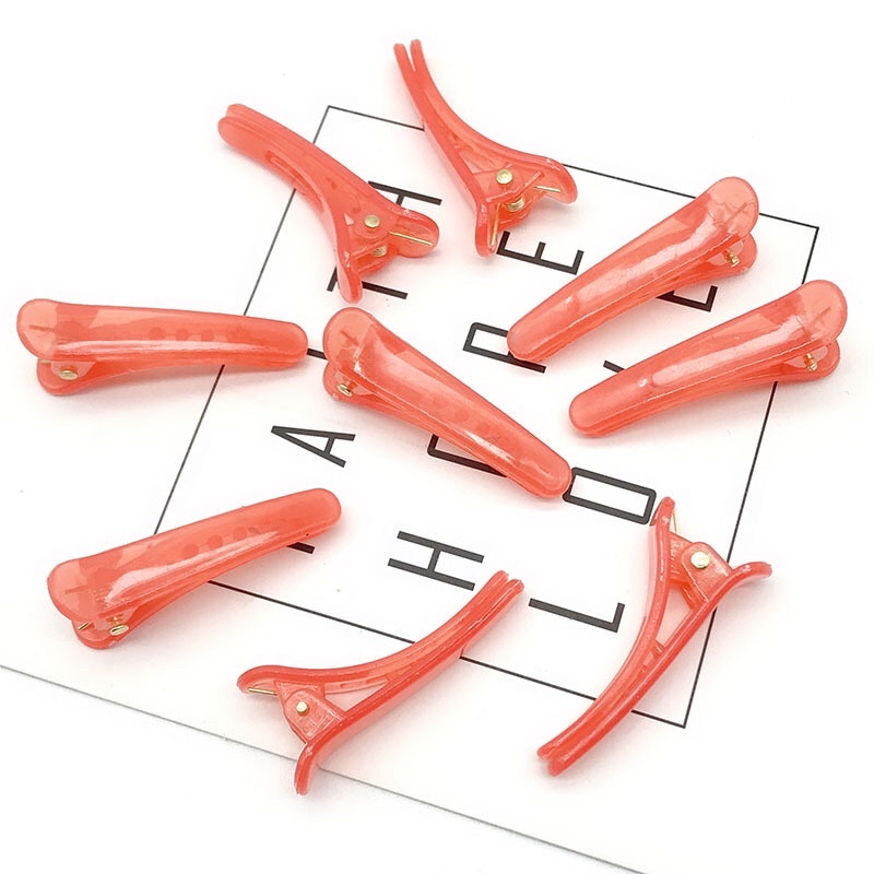 Sét 10 Kẹp Mỏ Vịt Dài 3,5cm Nhiều Màu