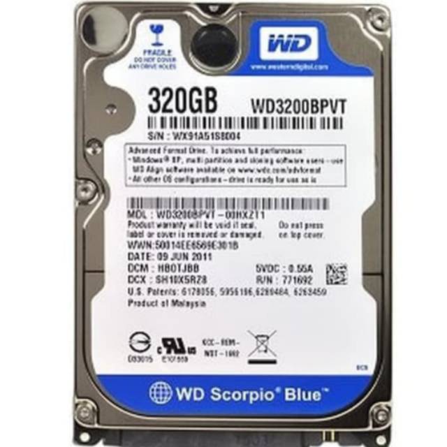 Ổ Cứng 320gb Hdd 2.5 "cho Máy Tính Ps3