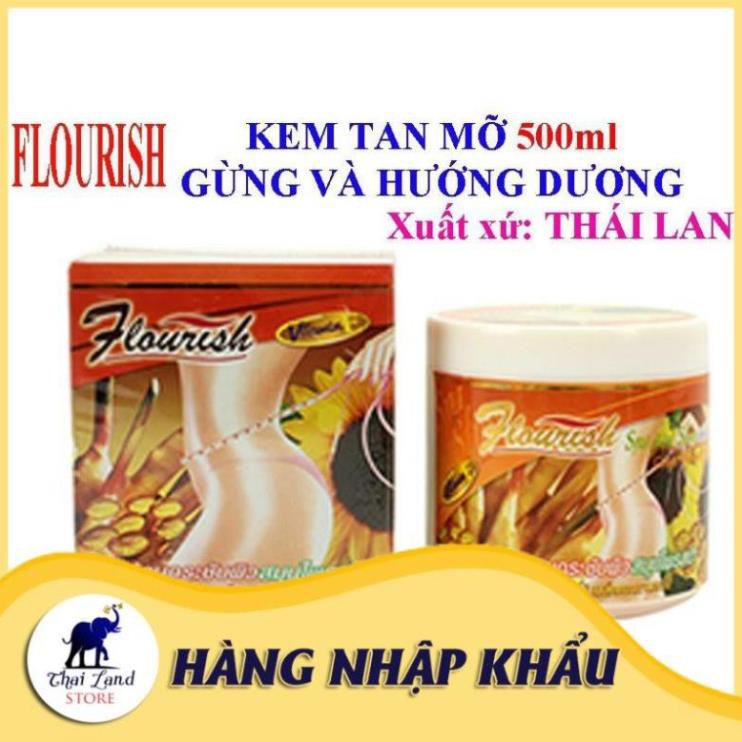 Kem tan mỡ bụng gừng ớt Flourish Thái Lan