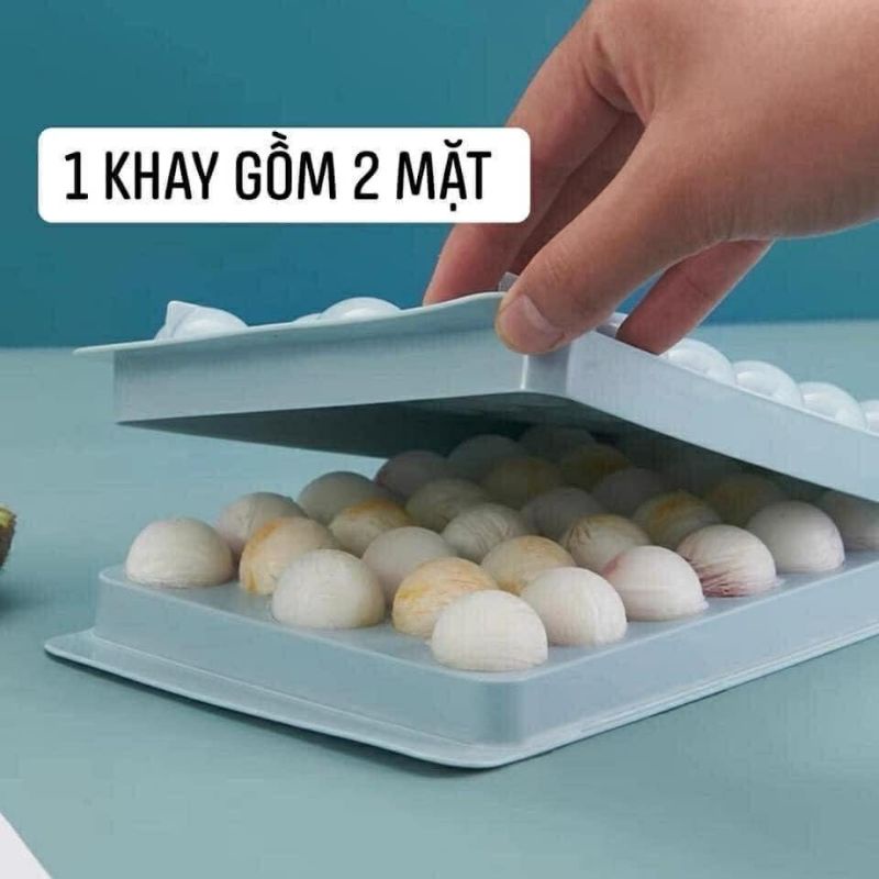 Khay đá tròn làm đá khuôn thạch