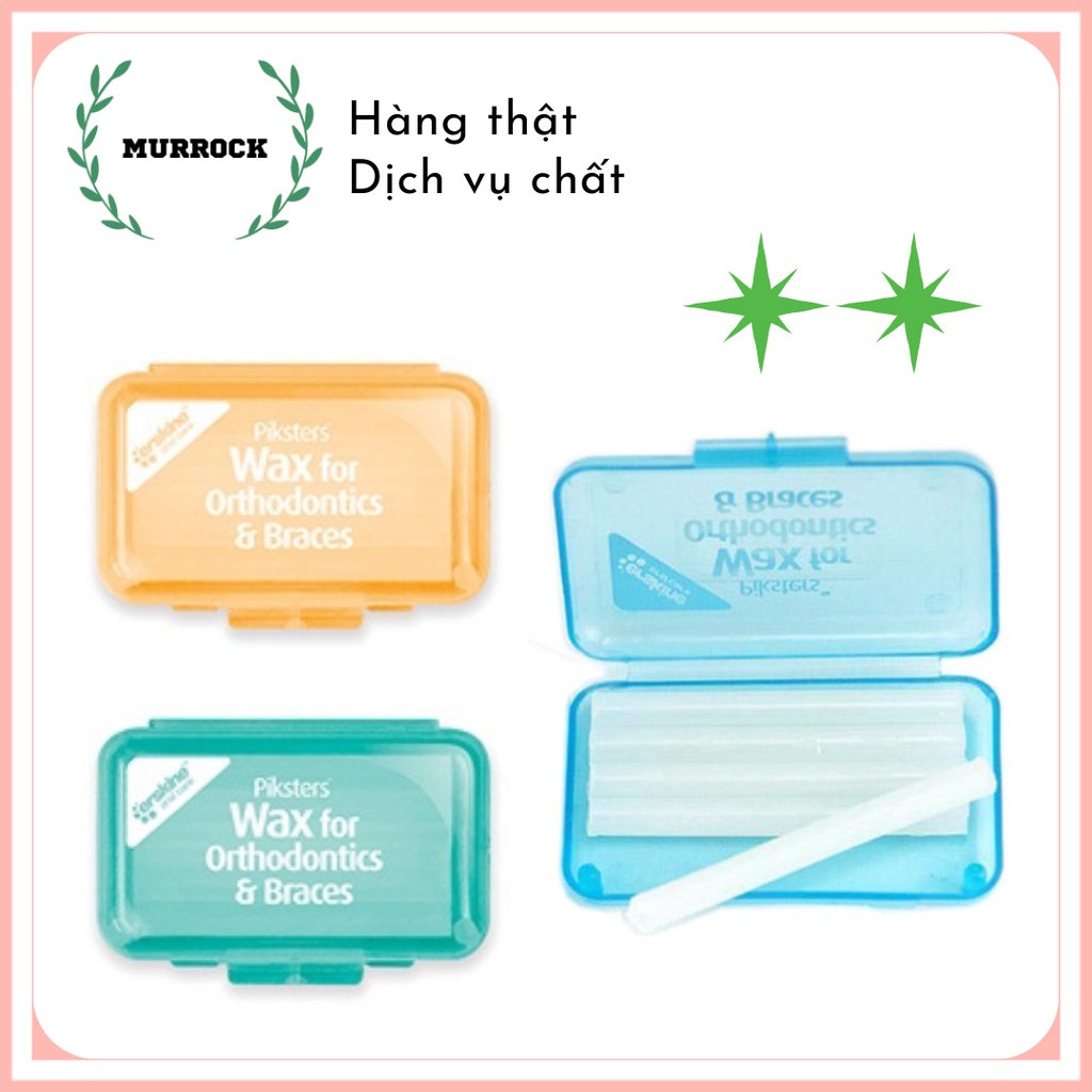 Sáp Piksters nha khoa, chỉnh nha, niềng răng UK Anh Quốc -1 vỉ 2 hộp