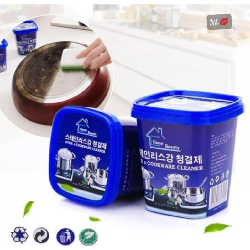 Cọ xoong - kem cọ xoong nồi Hàn Quốc  vệ sinh nhà bếp đa năng sạch sẽ trọng lượng 500g 1 Hộp  BN