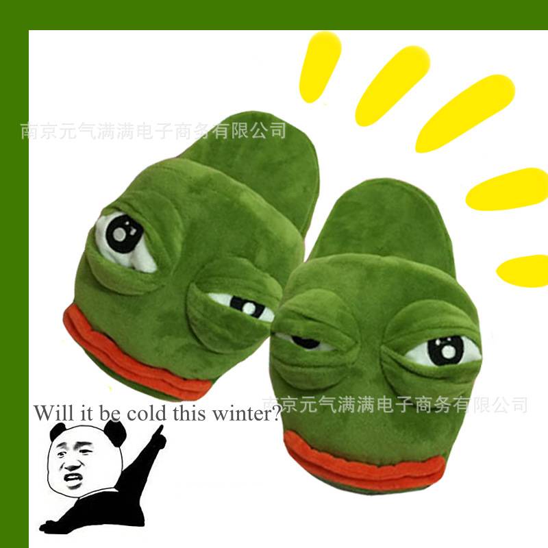Dép bông đi trong nhà hình chú ếch dễ thương
