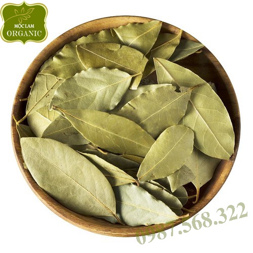 Lá Nguyệt Quế(Bay Leaf) Địa Trung Hải hiệu Mộc Lam Túi 500g - 1kg