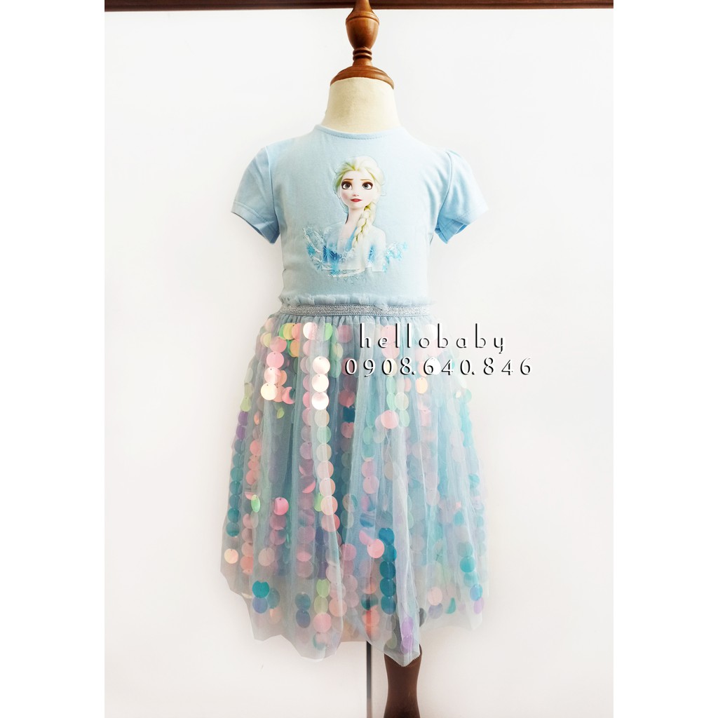 Váy đầm Elsa cho bé