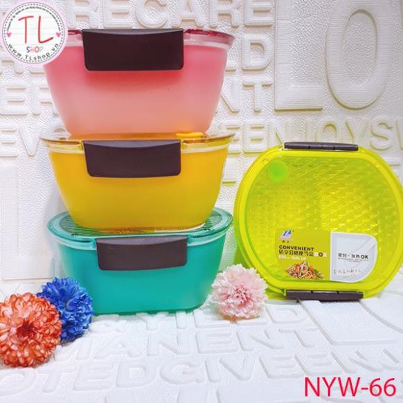 Hộp nhựa - Hộp cơm nhựa đựng thức ăn 2 ngăn 1 tầng/2 tầng - Đồ gia dụng