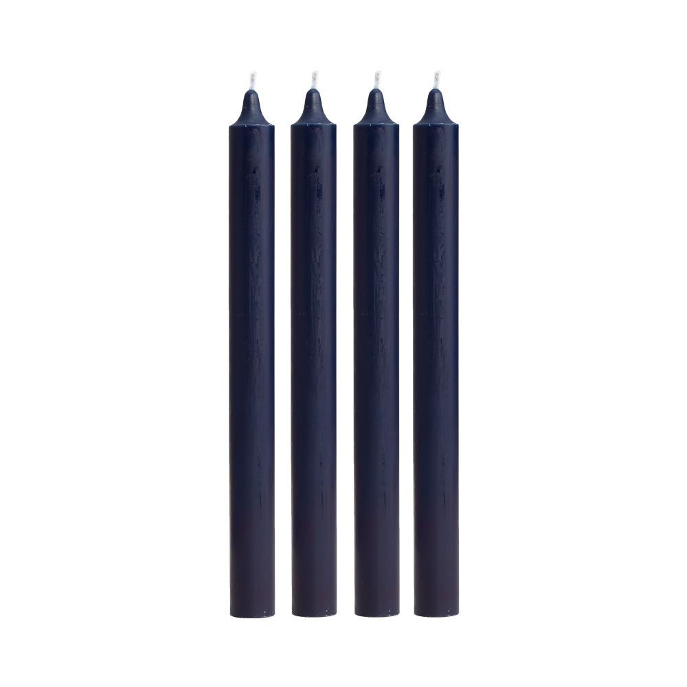 Nến cây trụ 25cm- Bộ 4 cây- Không mùi