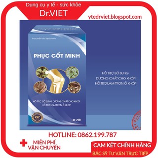 PHỤC CỐT MINH - Hỗ trợ thoái hoá xương khớp, đau nhức xương khớp, thoát vị đĩa đệm, thoái hoá cột sống,đau thần kinh toạ