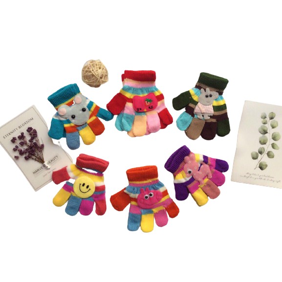 găng tay len trẻ em từ 13-18kg