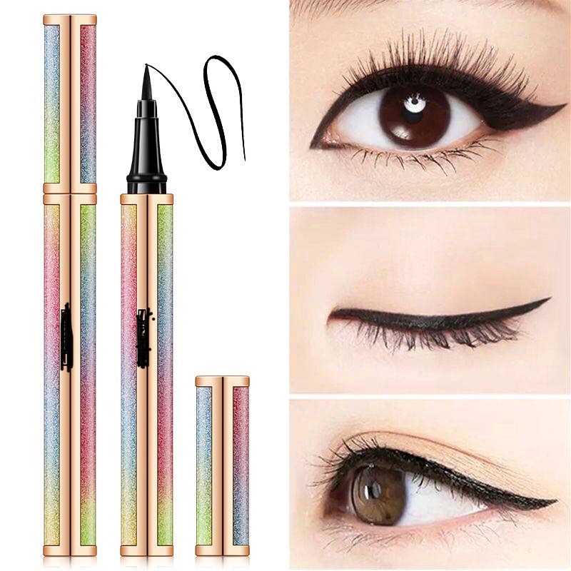 Bút Kẻ KissBeauty Vỏ Nhũ Vàng Sang Trọng dạng lỏng chống thấm nước lâu trôi E3 | BigBuy360 - bigbuy360.vn