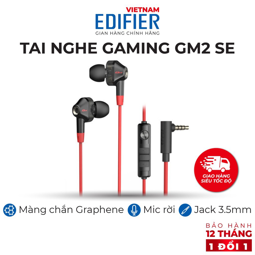 HÀNG CAO CẤP -  Tai nghe gaming EDIFIER GM2 SE Micro chống ồn Âm thanh sống động - Hàng phân phối chính hãng - Bảo hành 