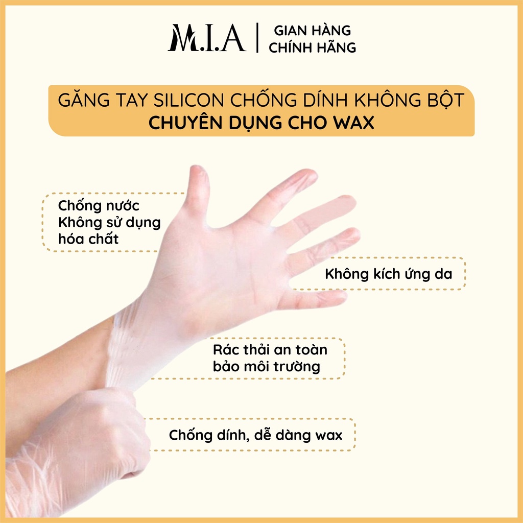 Găng Tay Silicon Chống Dính Dùng Cho Wax, Găng Tay Wax Lông