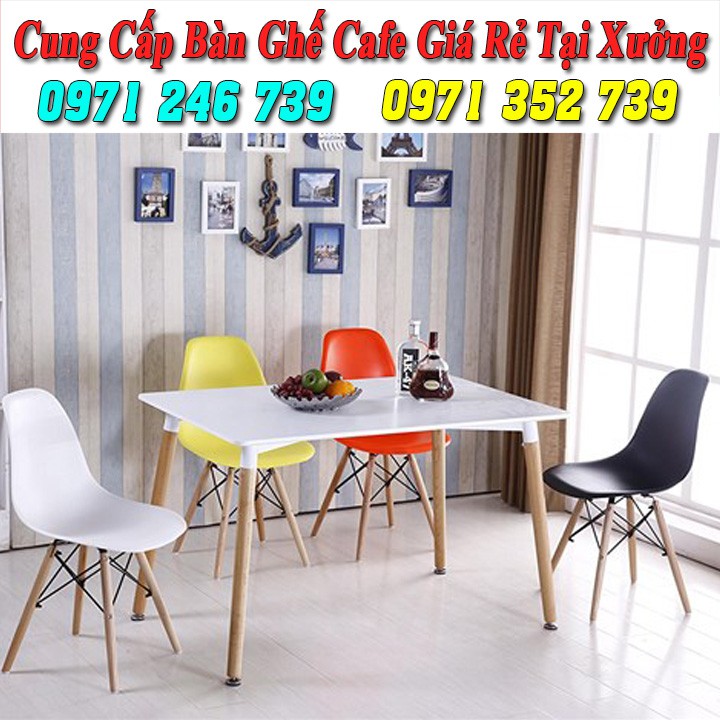 Bộ bàn ghế phòng ăn chung cư cao cấp giá rẻ