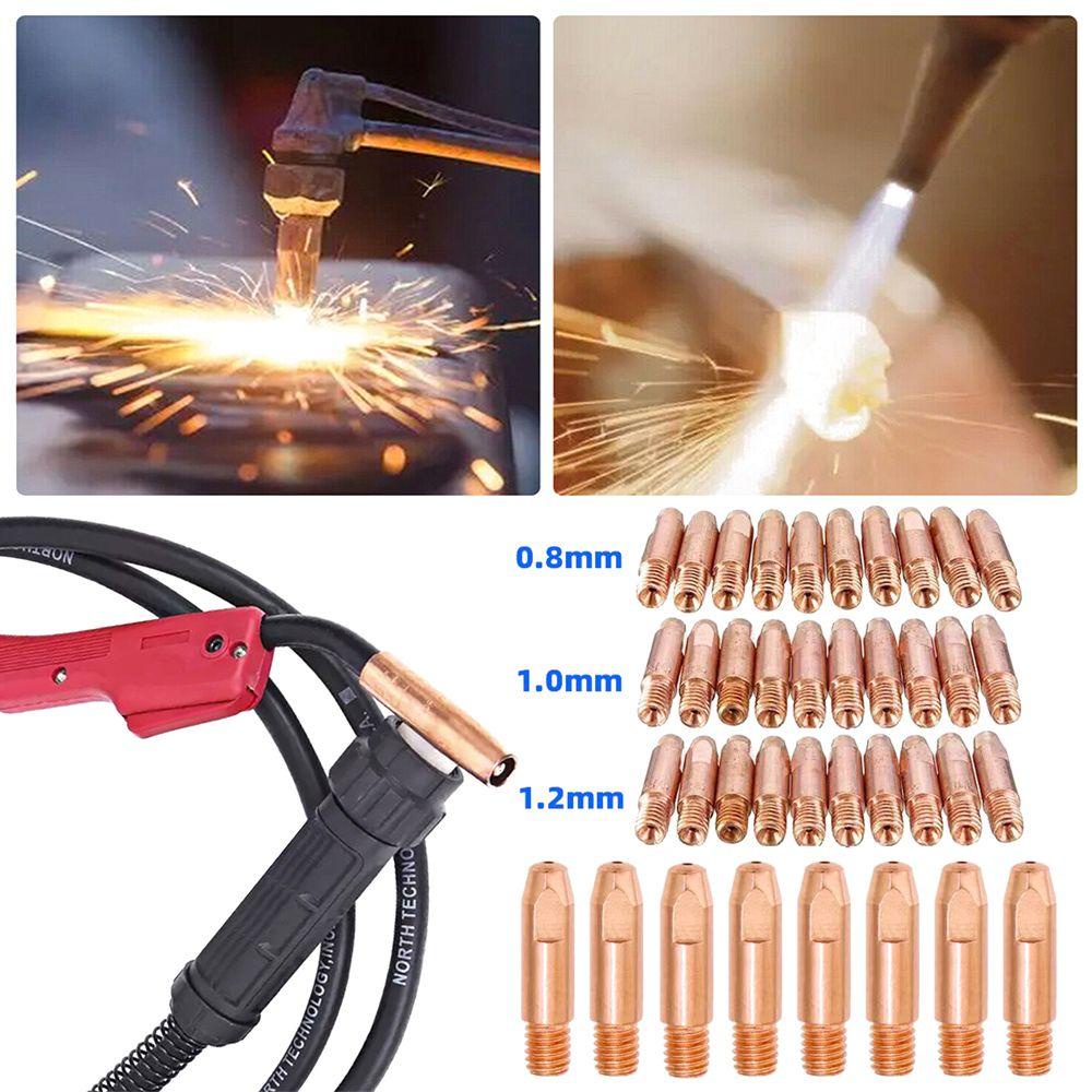 Set 10 Phụ Kiện Vòi Phun Hàn Bằng Đồng MB24KD 24KD