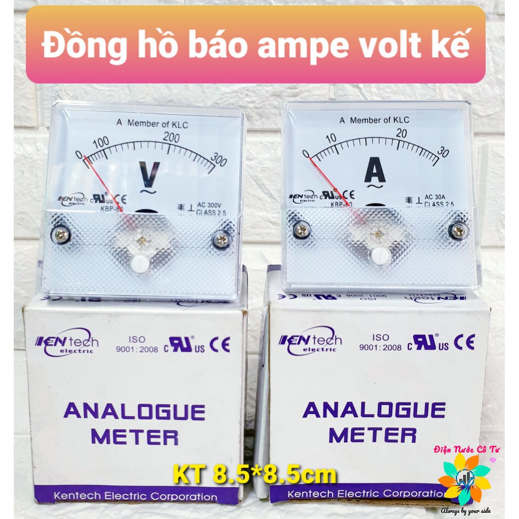 Đồng hồ báo Ampe 30A báo Volt 300V