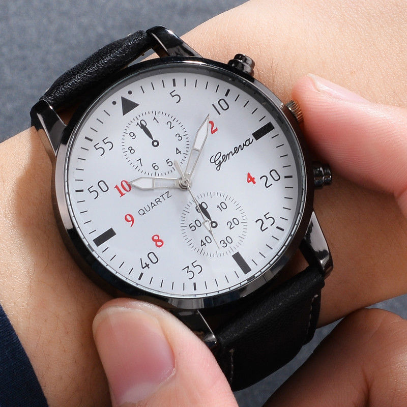 Đồng Hồ Quartz Geneva Dây Da