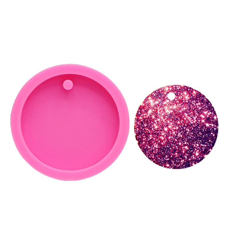 Sa Bộ 6 Khuôn Làm Móc Khóa Hình Trái Tim / Xương Bướm / Xương Bướm Bằng Nhựa Epoxy Resin