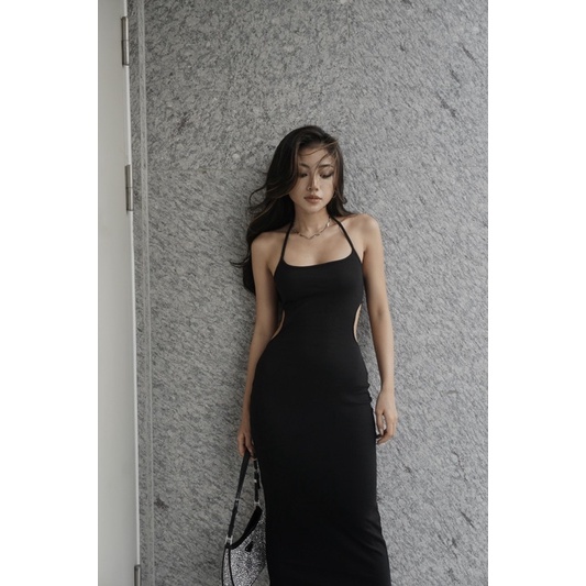 Đầm dài Mia cut out eo