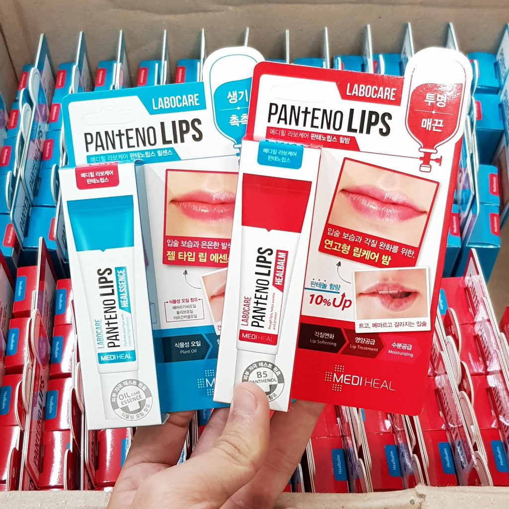 Son Dưỡng Môi Mediheal Khử Thâm, Dưỡng Ẩm môi khô nứt nẻ, thâm, bợt màu, nhợt nhạt Labocare Panteno Lips 10ml