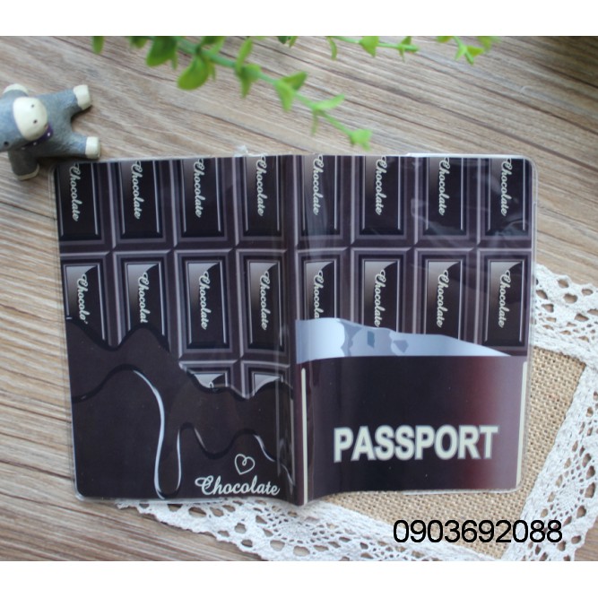 [HCM] Bao bọc passport/ hộ chiếu hình máy chụp hình, băng cassette, chocolate