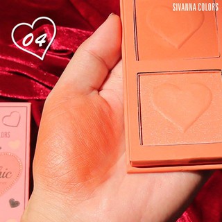Phấn má hồng So Chic Matte & Shimmer Duo Blush HF2005