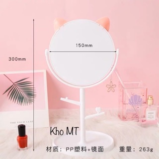 Gương soi tai mèo có đế