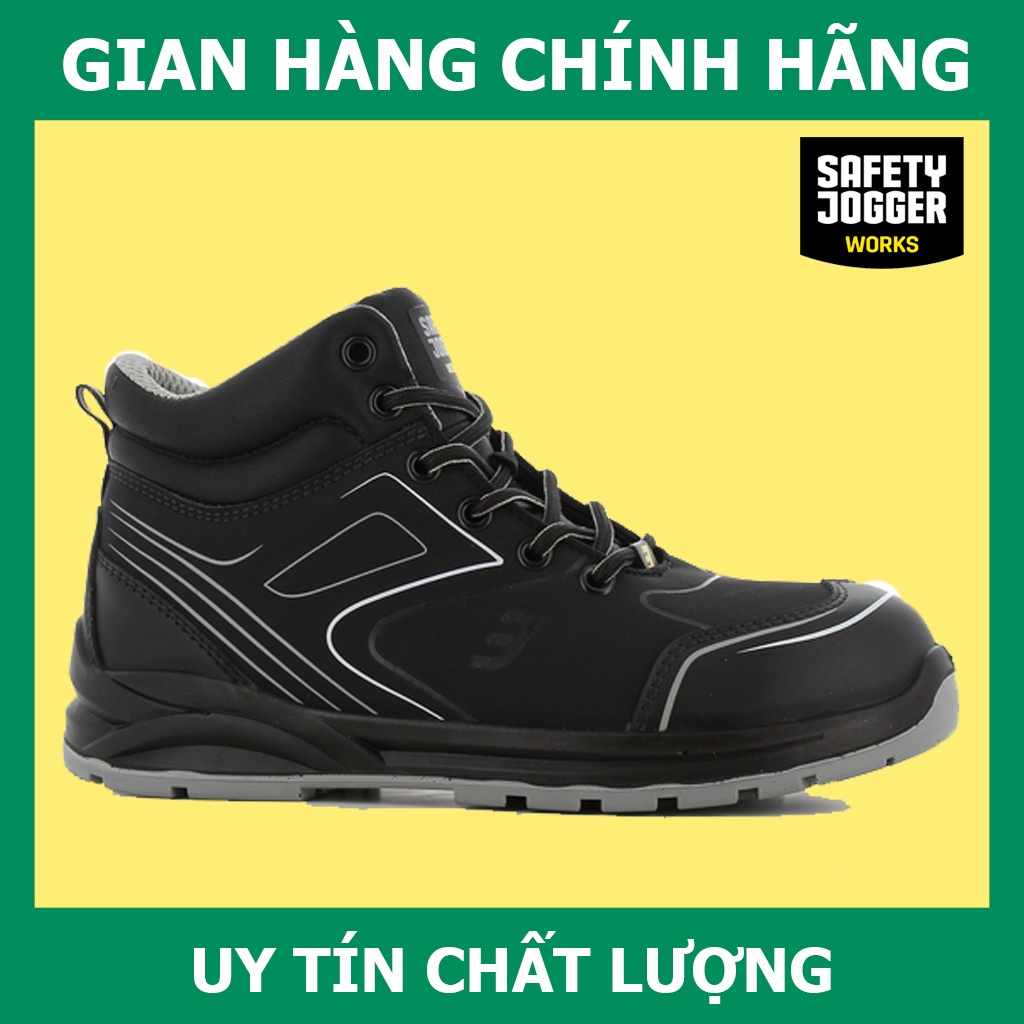 Giày Bảo Hộ Safety Jogger Cador S3 MID Da Chất Lượng Cao, Chống Va Đập Mạnh, Chống Đinh