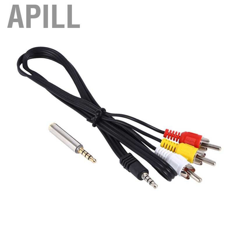 Cáp Chuyển Đổi Âm Thanh 3.5mm Av Tv Sang 3 Rca Cho Raspberry Pi 2 B +