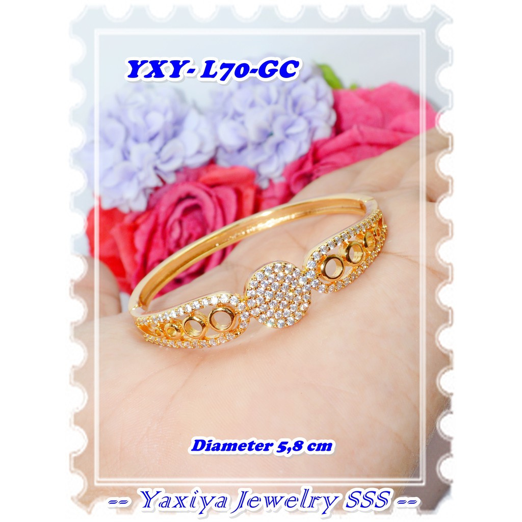 Vòng Tay Mạ Vàng 18k Yxy-l70-gc