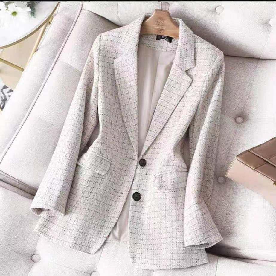 Áo Khoác Nữ Dáng Ôm Phong Cách Phương Tây Thời Trang Xuân Thu Mới