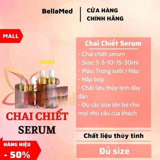 Chai Chiết Serum Thủy Tinh 3~10ml