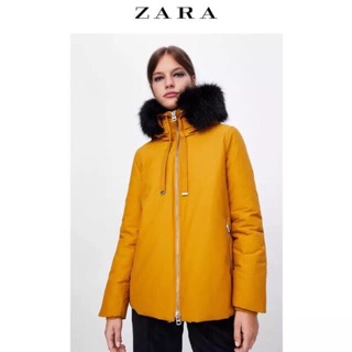 Áo khoác parka vàng 2018