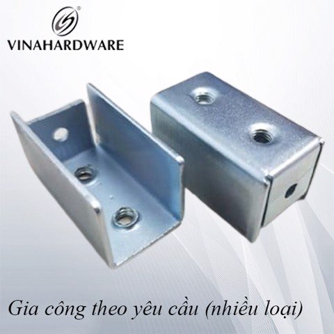 Pát sắt U cho sắt hộp 20x20mm tháo ráp nhanh VNH2020