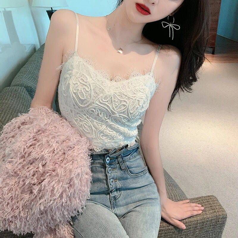 Wenwen Cùng Phong Cách TikTok Phiên Bản Hot Lông Mi Nhỏ Phối Ren Có Độ Co Giãn Cao Đẹp Mắt