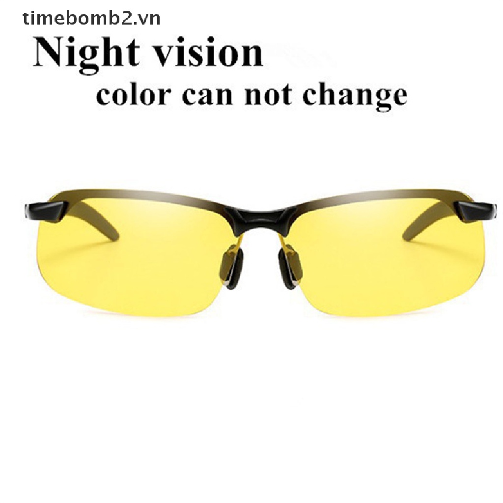 Kính Mát Phân Cực Lái Xe Ban Đêm Cho Nam