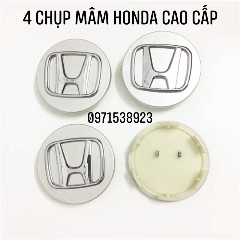 NẮP CHỤP MÂM LAZANG XE HONDA CIVIC CRV ACCORD CITY 2 màu đen và bạc