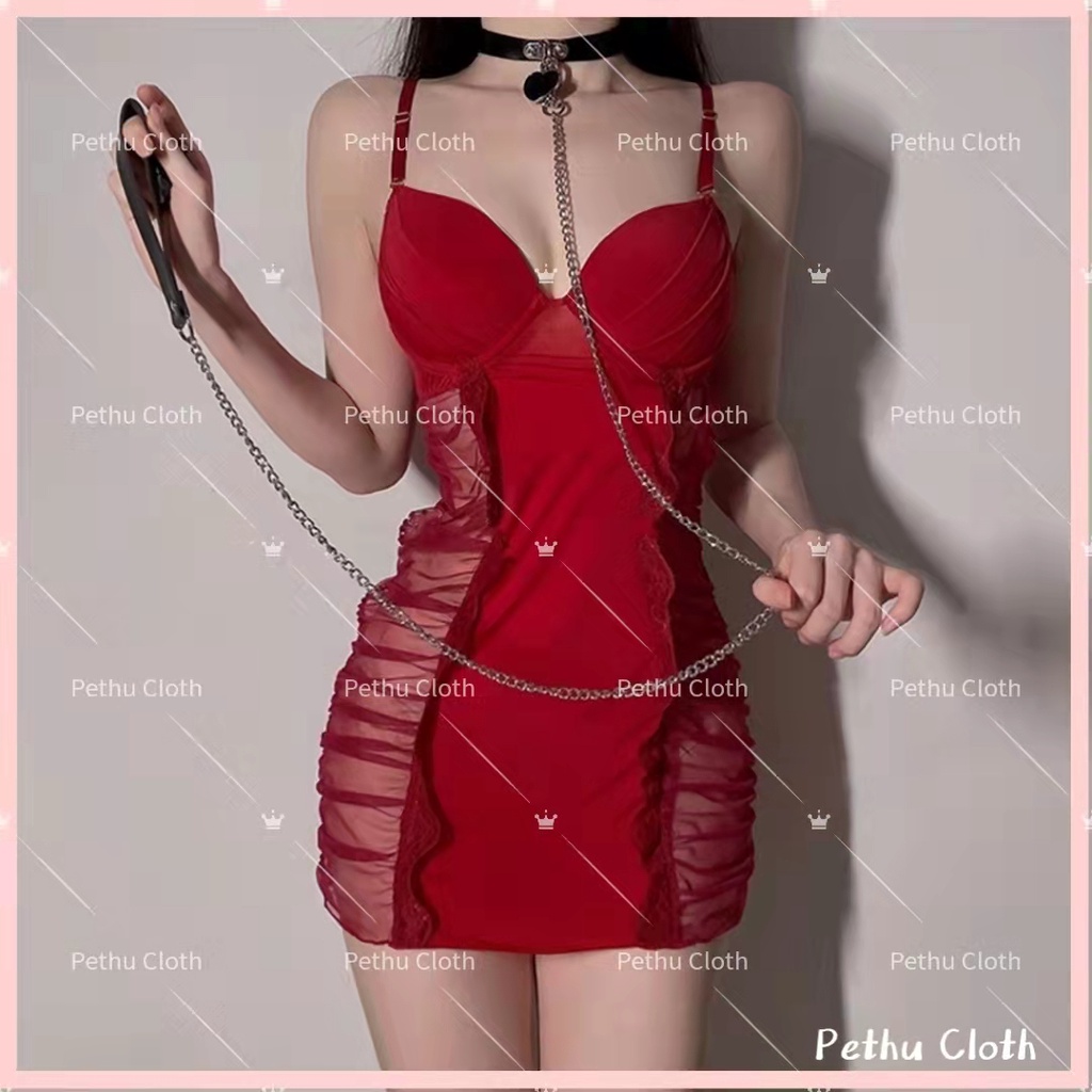 （Q1,HCM)🤞Đồ ngủ nữ sexy Có mút đệm ngực2 dây Chất Thun Tăm Mềm Mại Mặc Ngủ Thoải Mái 40-65kg--023