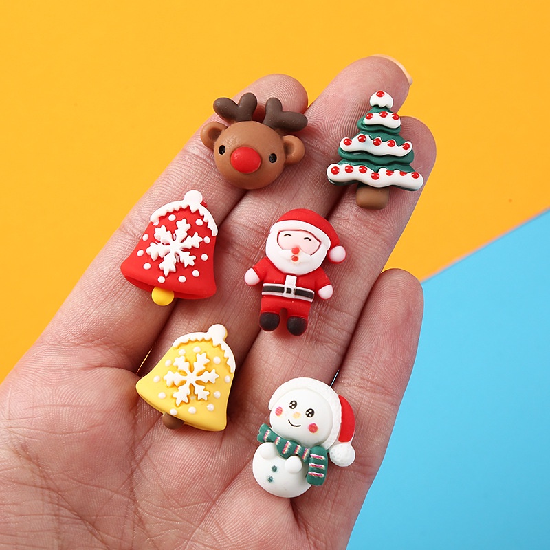 Set 10 Dây Buộc Tóc Trang Trí Giáng Sinh Năm Mới