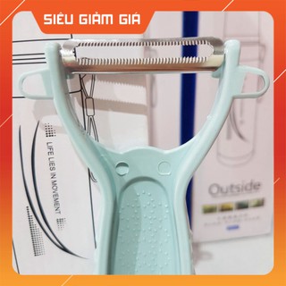 Nạo gọt rau củ đa năng 2 đầu