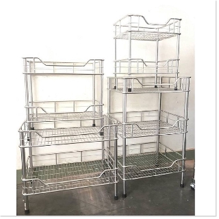 Kệ chén bát inox 3 tầng dài 50cm
