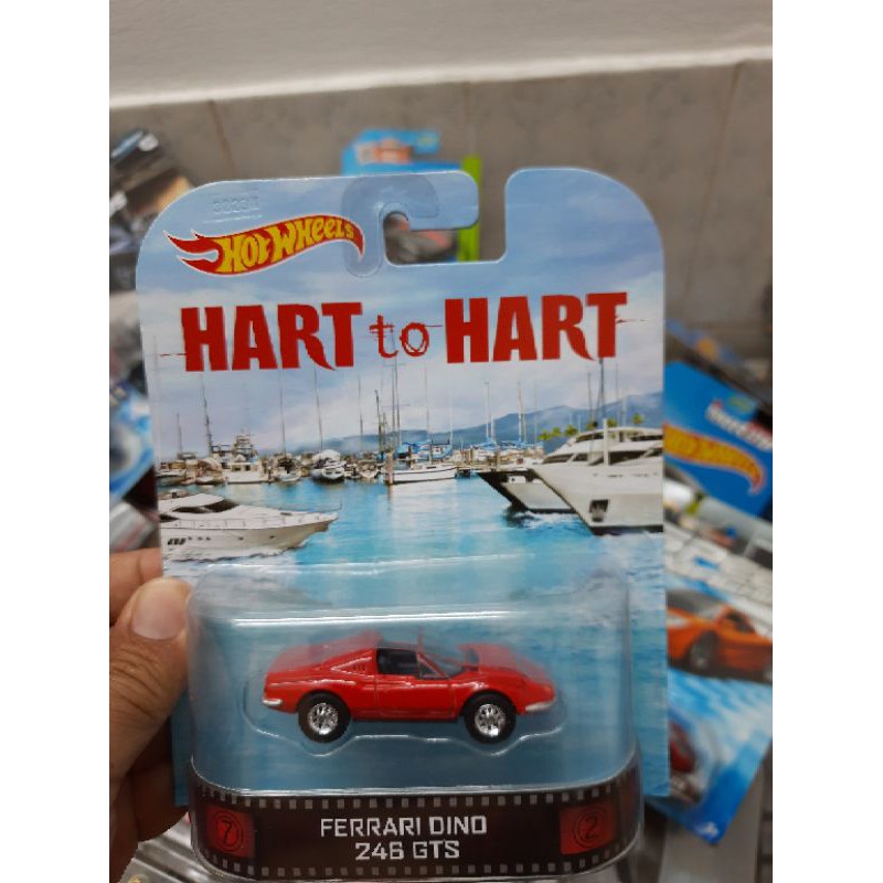 xe Hot Wheels retro Ferrari Dino 246 GTS , hàng hiếm