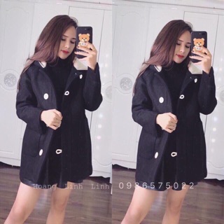 Áo dạ cài khuy KOREA hàng siêu xịn - có video ảnh thật