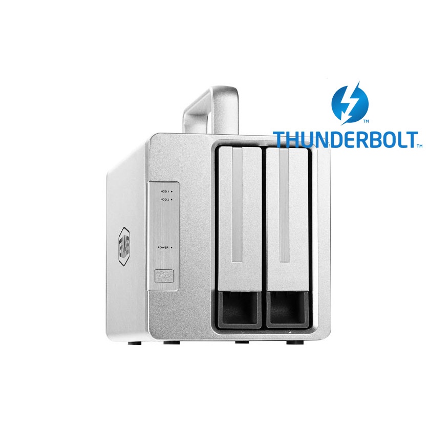 Bộ lưu trữ dữ liệu DAS TerraMaster TD2-Thunderbolt 3, 40Gbps, 760MB/s, up to 168TB