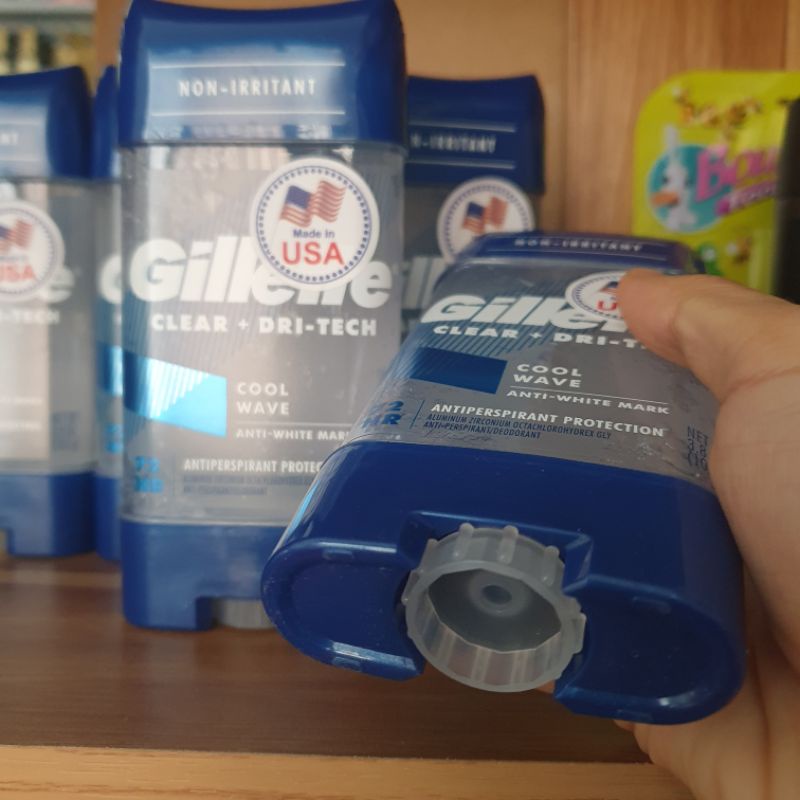 Gel Khử Mùi Gillette Giảm Tiết Mồ Hôi Hương Cool Wave 107g