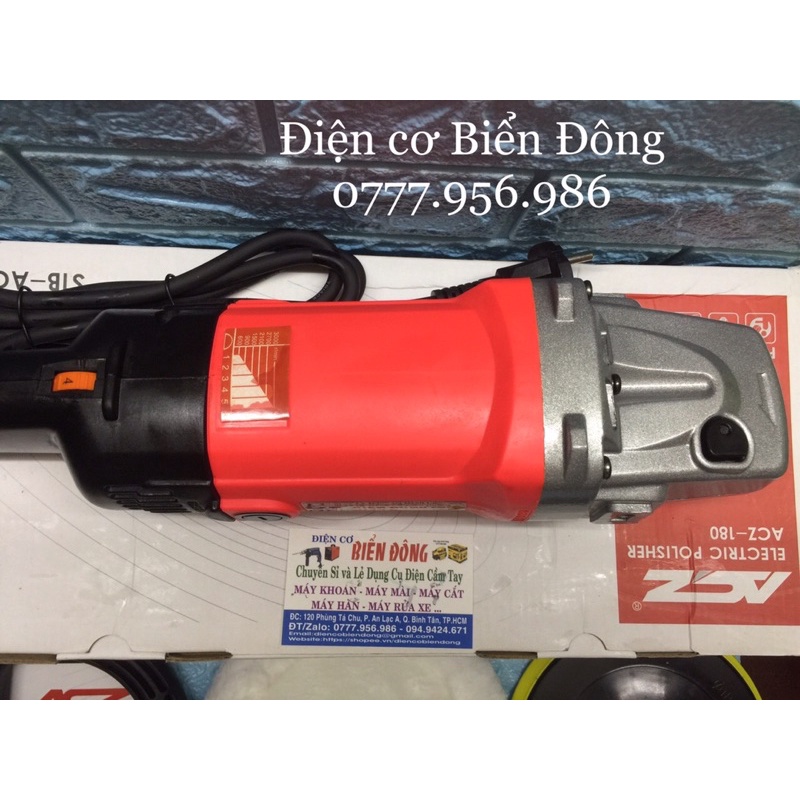 Máy đánh bóng 🥎 FREESHIP 🥎 Máy đánh bóng ôtô ACZ đĩa 180mm 1800W đánh bóng các bề mặt ôtô, gỗ, gương,điêu khắc mỹ nghệ