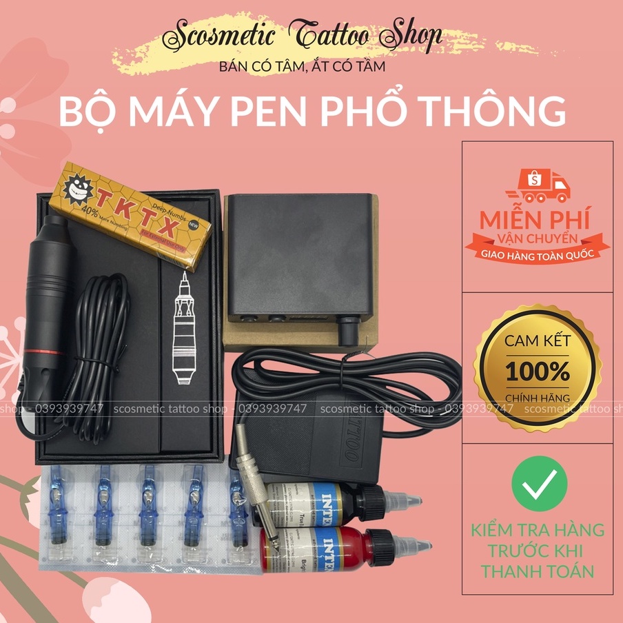 Máy Pen Xăm Hình Mini💗FREESHIP💗Máy Coil Xăm Hình Chuyên phun xăm thẩm mỹ và Xăm hình nghệ thuật